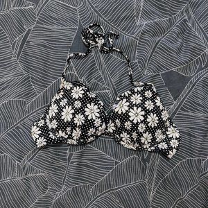 LA Hearts Ruffle Push Up Bikini Top